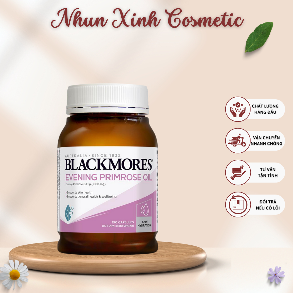 Blackmores Evening Primrose Oil 190 Female Hormonal Essential Oil, Stabilizes The Menstrual