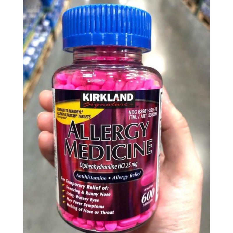 Kirkland Signature Allergy Medicine 600 tablets Shopee Malaysia