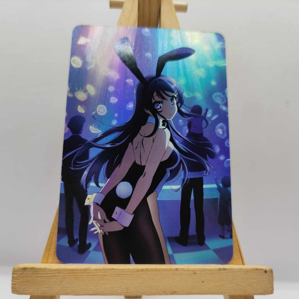 [Custom Dignity Card] High Quality BUNNY GIRL SENPAI Character Anime Corner Card Shopee Malaysia
