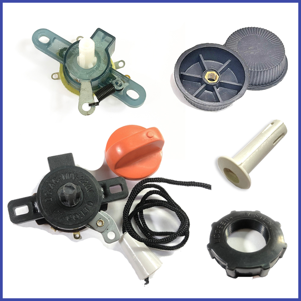 Fan start digital switch set - Power knob - cage lock and wing lock ...