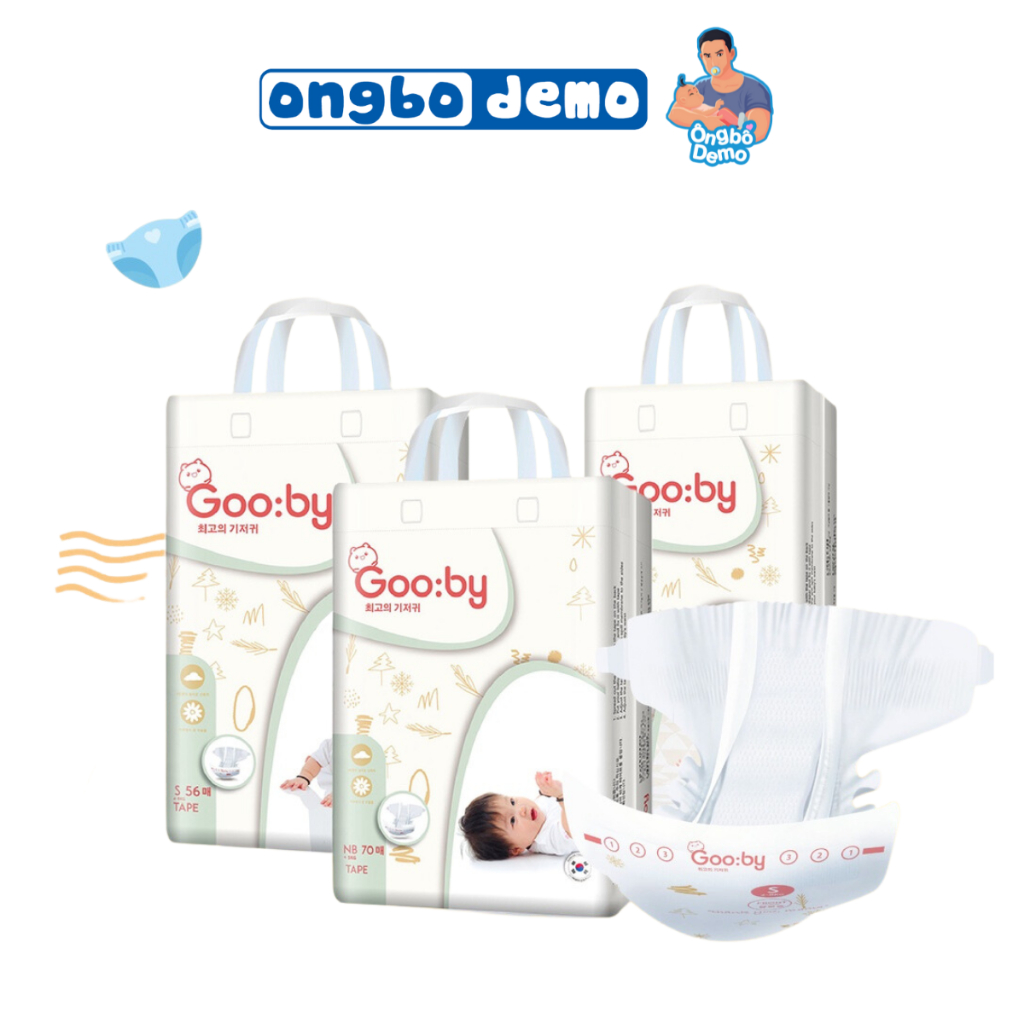 Gooby Diapers / Diapers Are Soft, Safe, Super Absorbent size NB / S / M