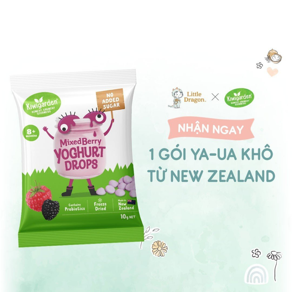 [Gift Not For Sale] Kiwigarden Dried Yogurt Fruit Flavor Without Added Sugar (10g) Shopee Malaysia