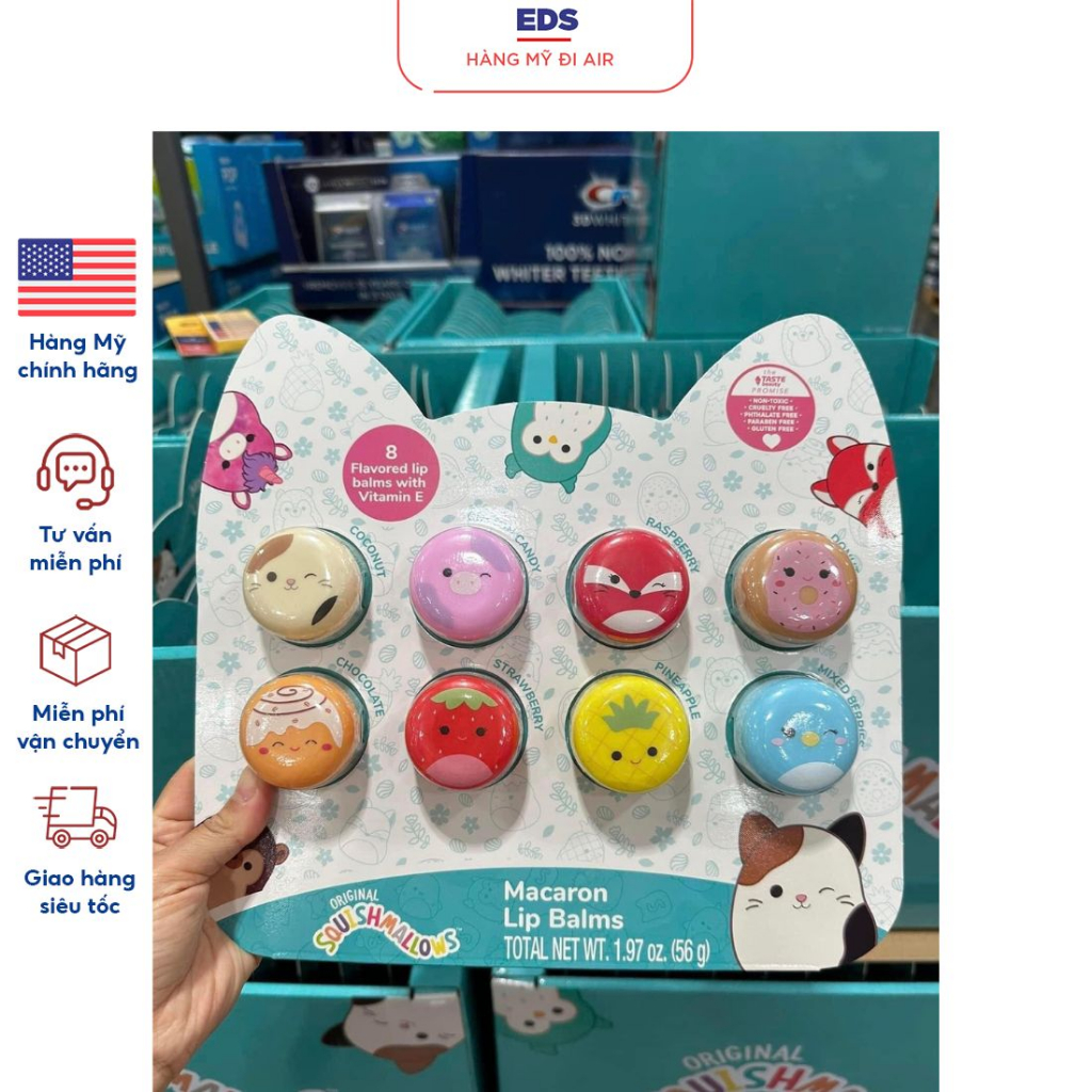 Original Squishmallows Macaron Lip Balms - EDS Us Product | Shopee Malaysia