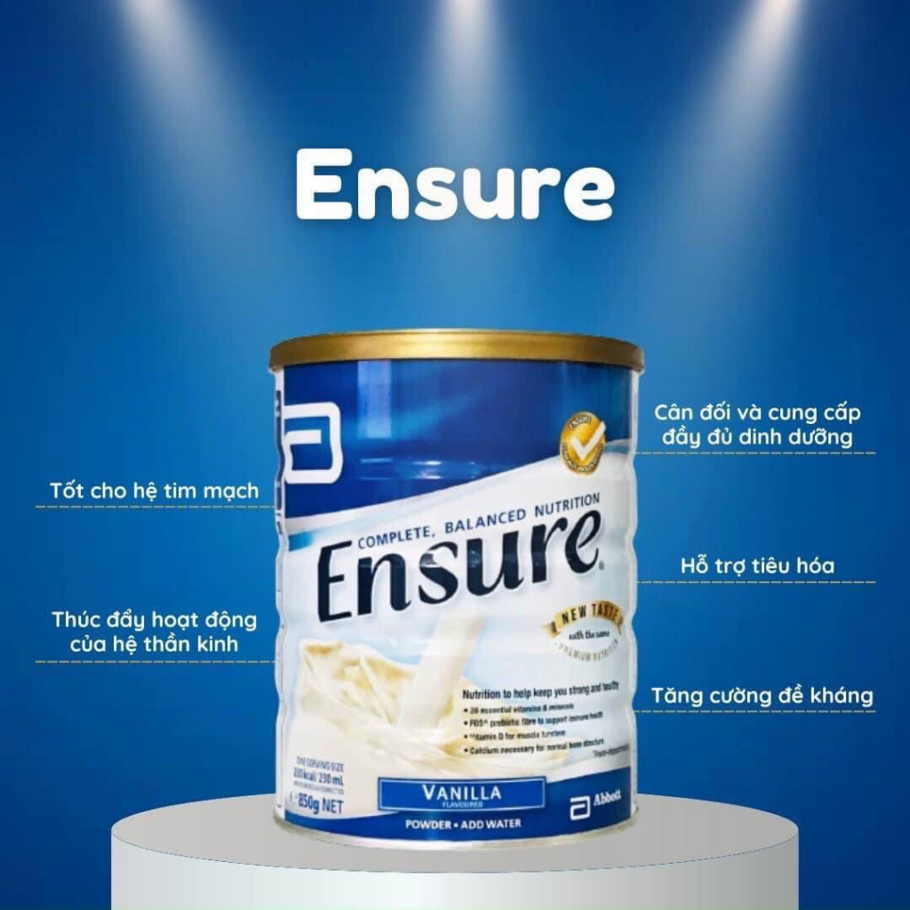 Ensure Australia Vanilla Milk Powder 850g (For The Elderly, The Body