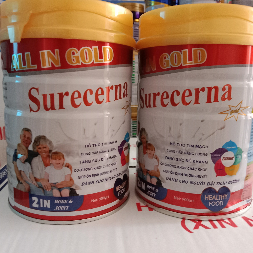 2 Cans] All In Gold Surecerna Milk For Diabetics And Diabetes