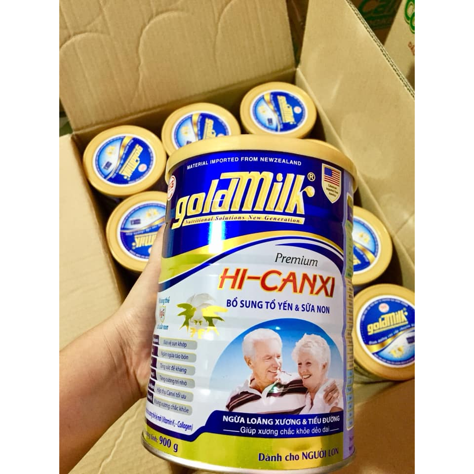 Goldmilk HiCalcium Milk 900g For The Elderly To Prevent Osteoporosis