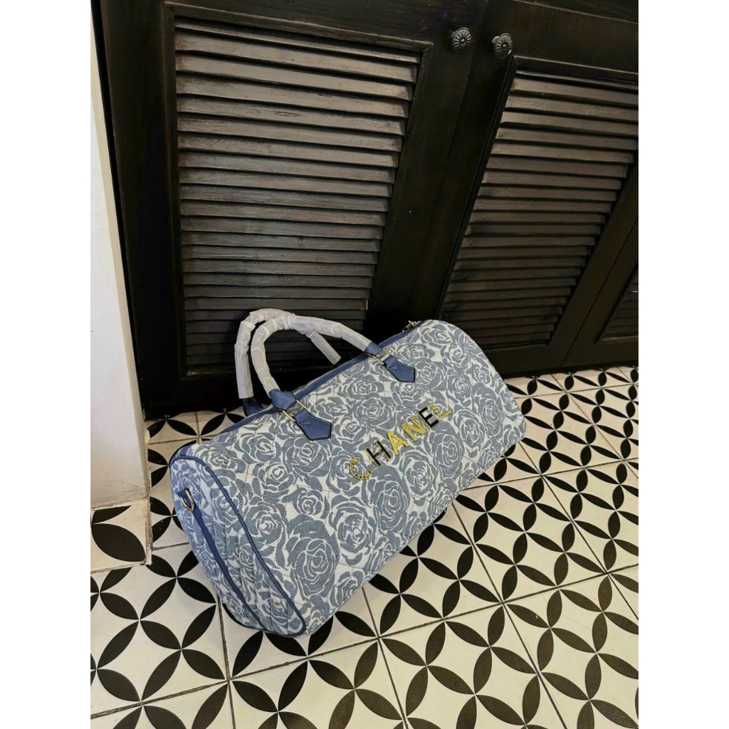 Blue Anchor Clear Travel Bag, Super Luxury Travel Clothes Bag Duy