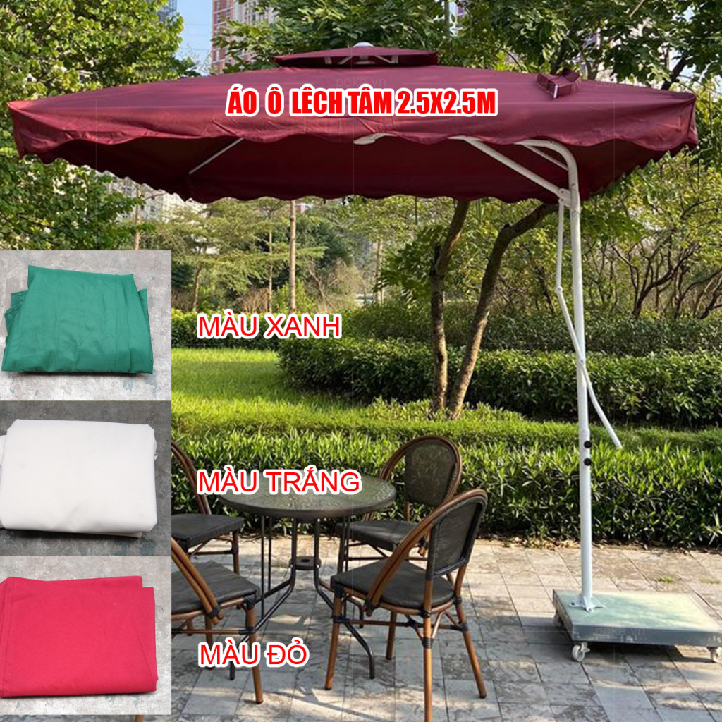 Fabric (Umbrella) Replace O Deviation Square Tam 2.5x2.5m (Green, Plum