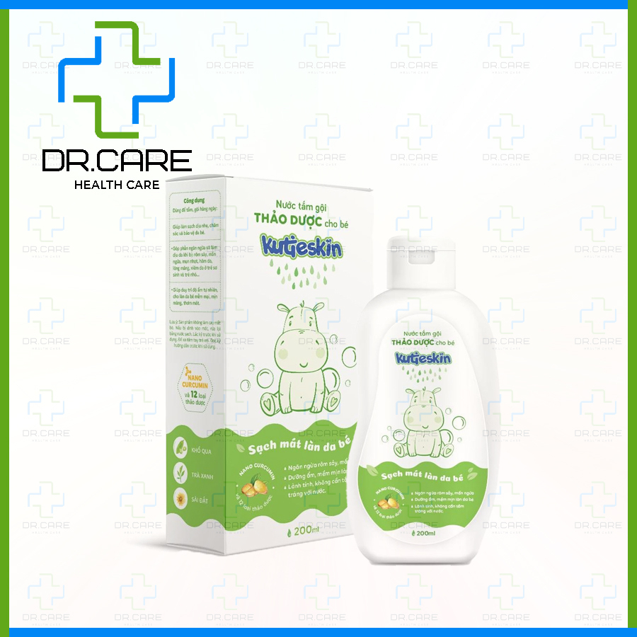 Kutieskin herbal baby shampoo cleans the skin and prevents heat rash ...