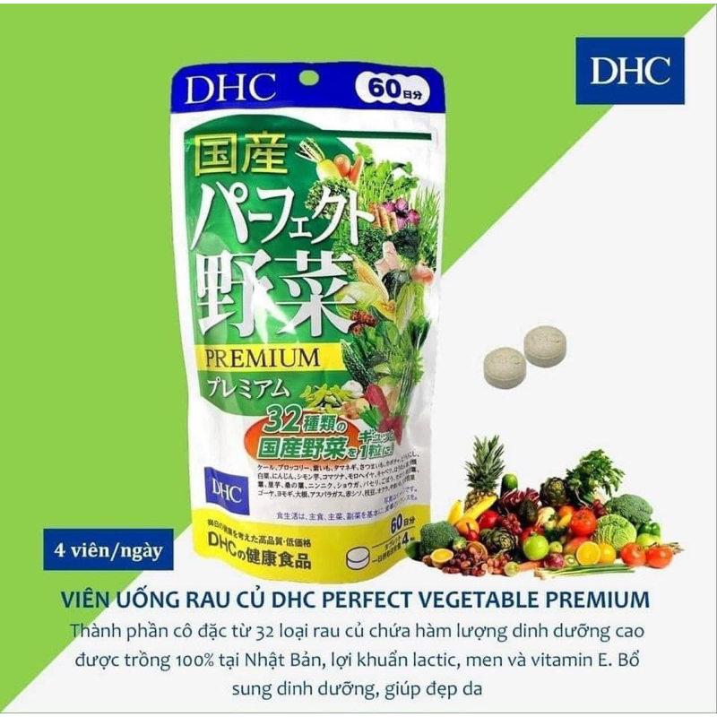 Dhc Japanese Vegetable 60 Days (240 Tablets) Shopee Malaysia
