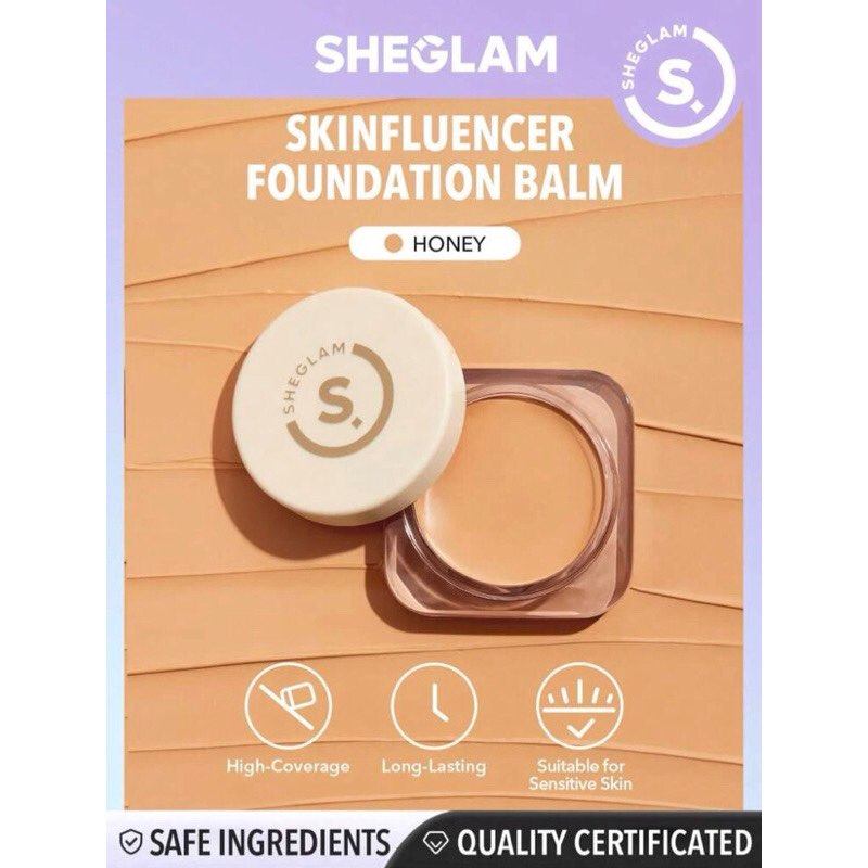 Sheglam Skinfluencer Full Coverage Foundation Balm Moisturizing Foundation. Shopee Malaysia