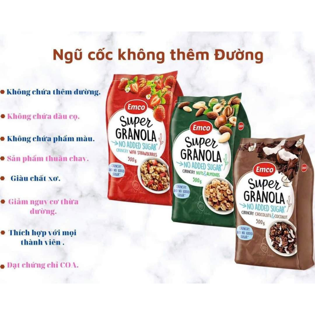 Emco Musli Unsweetened Circuits 500gr Shopee Malaysia