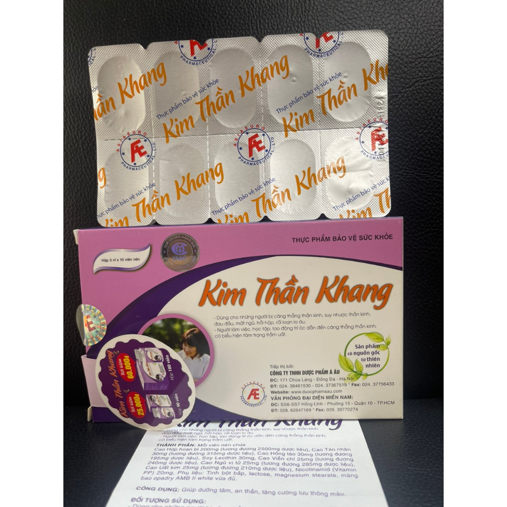 Asia Khang Asia Kim Nerve Tablet Is Used For People With Nervous