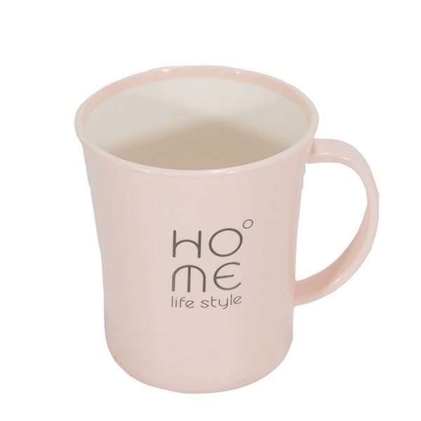 Multipurpose Plastic Cup, Drinking Water Cup, MultiColor Plastic Cup With Home Handle 330ml