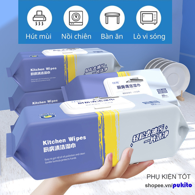 Wet Paper Kitchen Grease Kill Bacteria UltraLong 80Sheet UltraLong