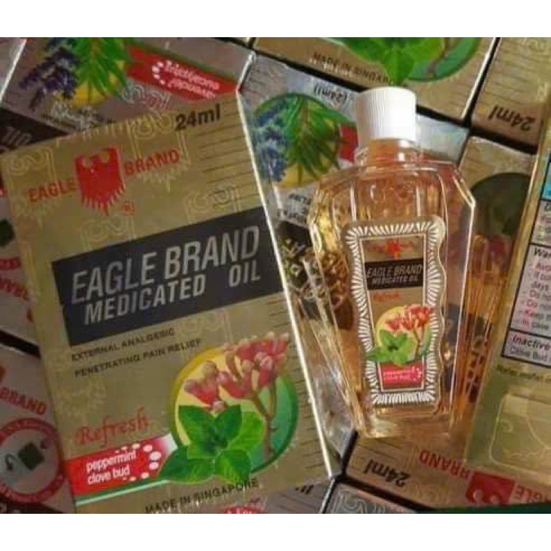 Eagle Brand Medicated Oil Eagle Brand Medicated Oil 24ml Shopee Malaysia