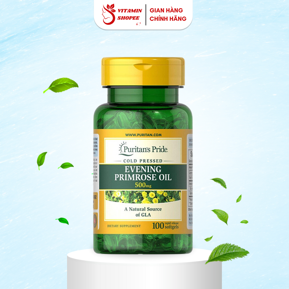 Puritan's Pride Evening Primrose Oil 500MG with GLA 100 hormonal balance tablets Shopee Malaysia