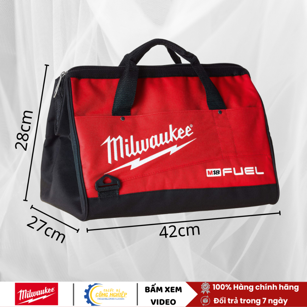 Milwaukee Tool Bag size M, Horizontal size 42, Height 28, Width 27