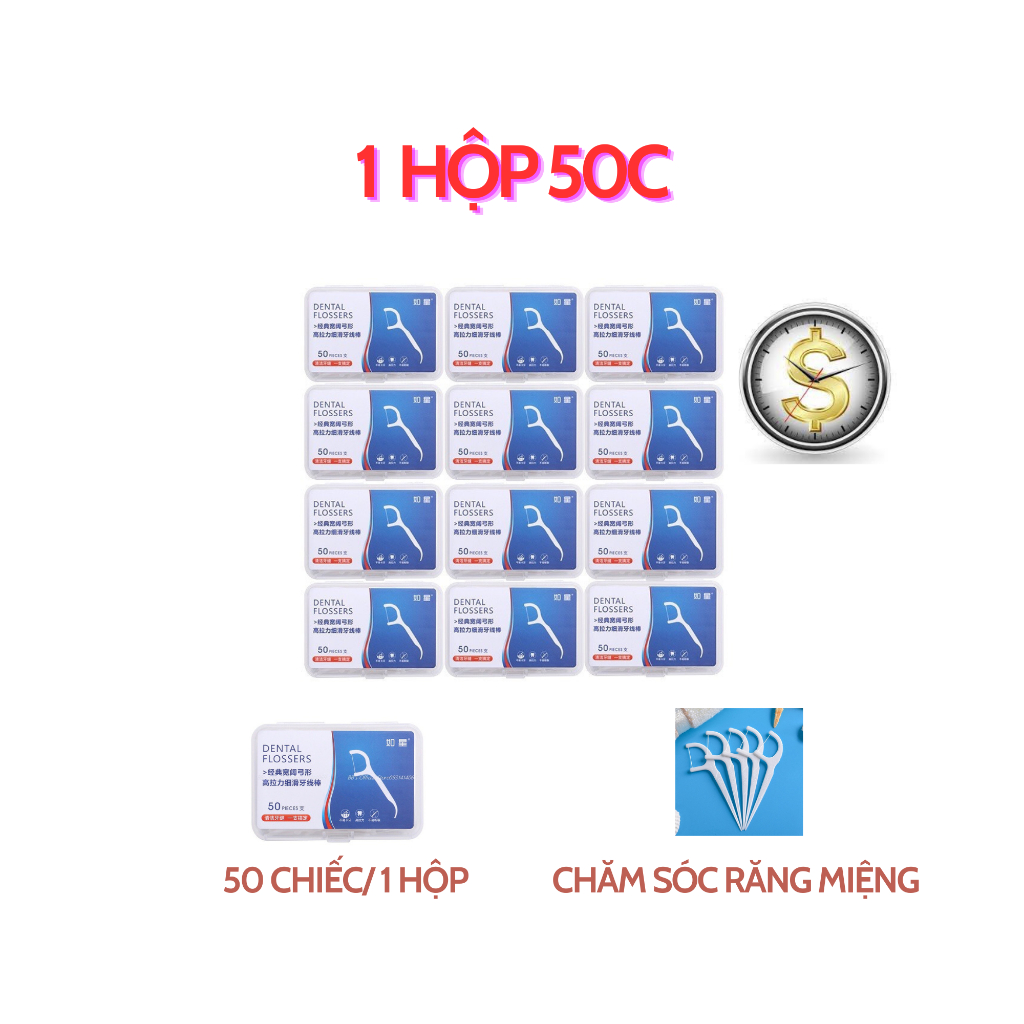 [Cheap 1 Box] Floss Toothpick (50 Pcs / Box) | Shopee Malaysia