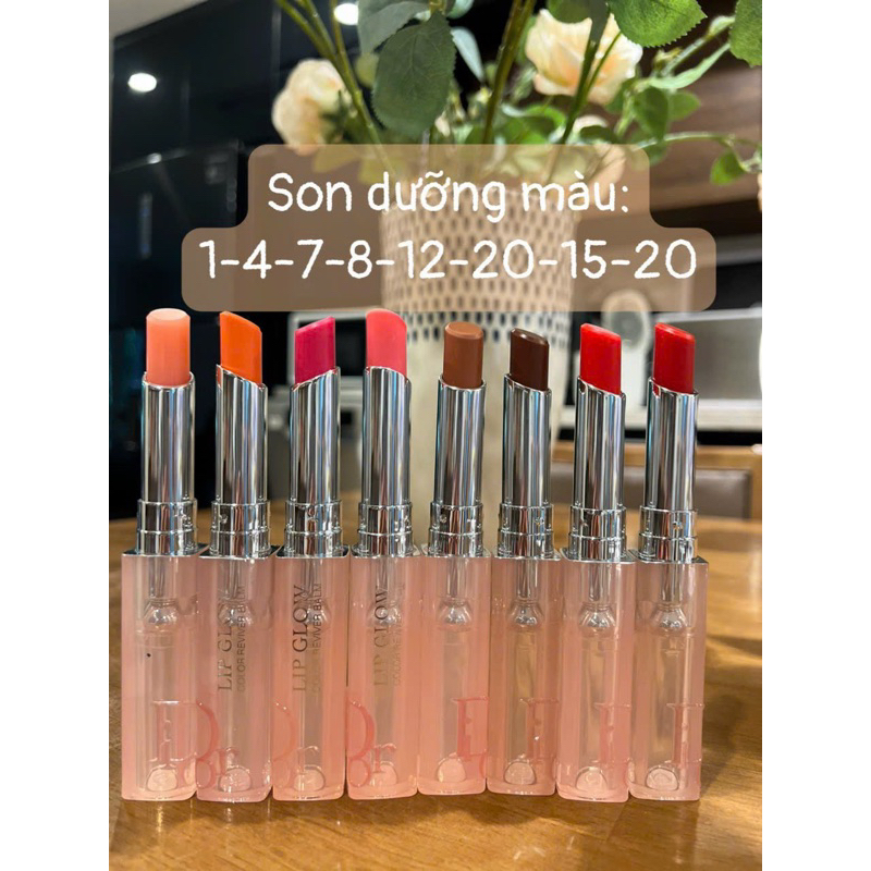 Dior Lip GLow fullsize Lip Balm Full Color 001,007,008,012,015,025 Shopee Malaysia