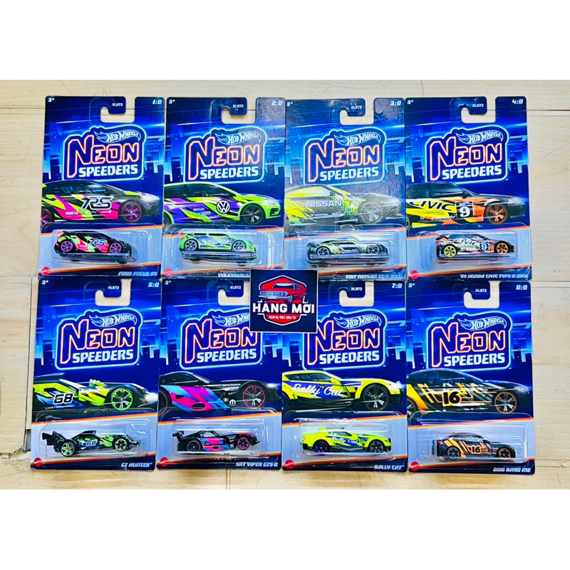 Hobby Store Hot Wheels Neon Speeders model cars (Single Set) Shopee