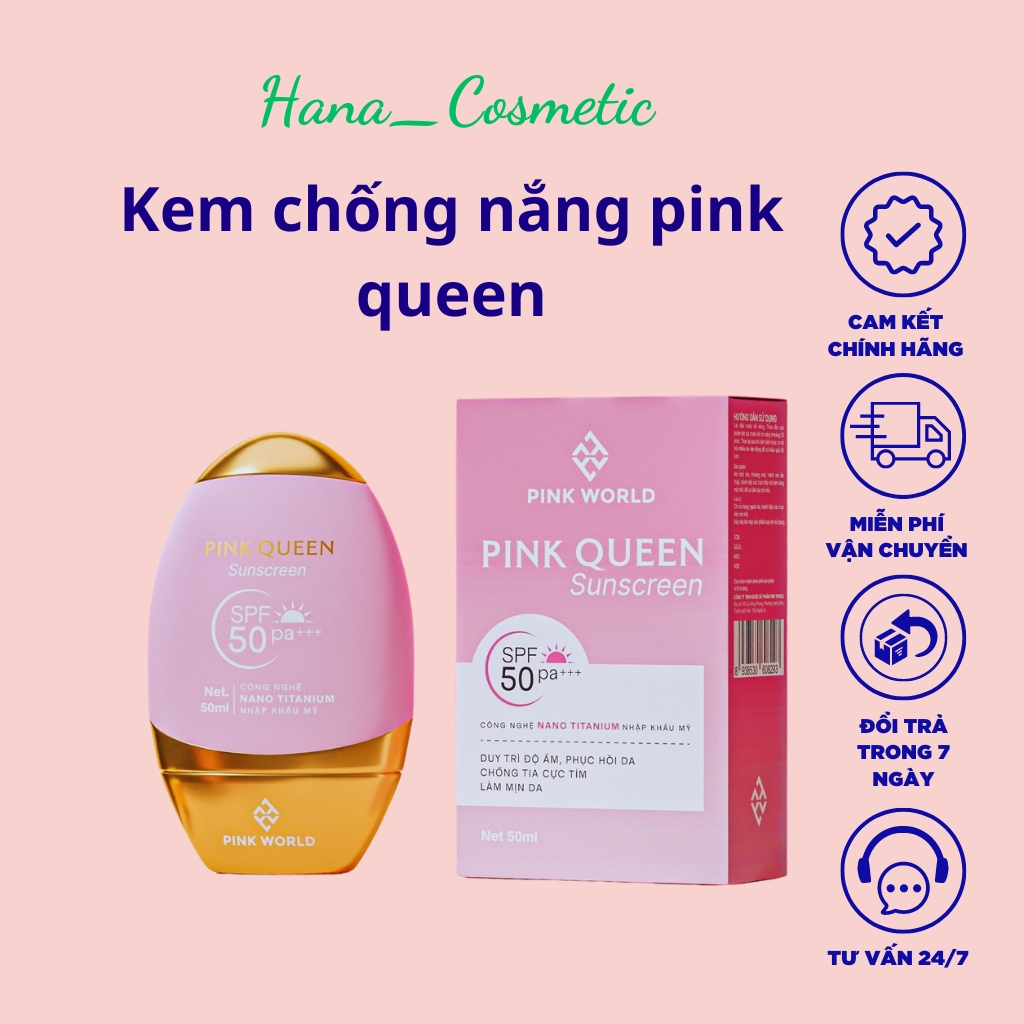 Pink queen Sunscreen, Sunscreen That Enhances The tone Of The Face