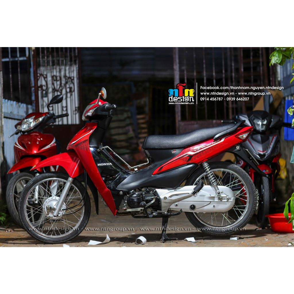 Wave S 100 stamp - model N09 (Red) | Shopee Malaysia