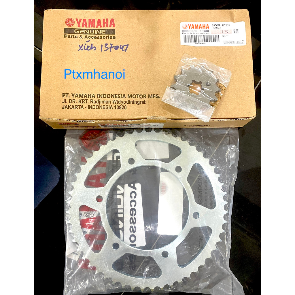 Genuine Yamada R15 Chain Sprocket Set Shopee Malaysia