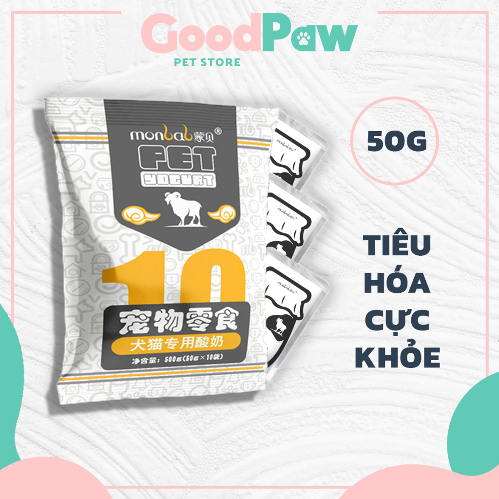 Monbab Yogurt For Dogs And Cats From Pure Goat Milk Probiotic