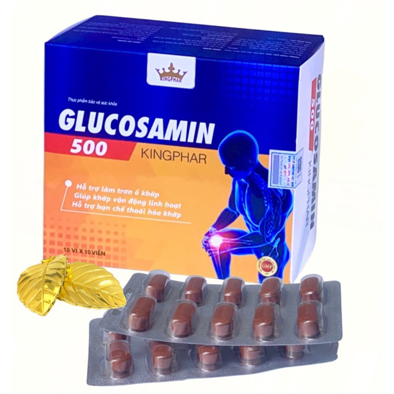 Glucosamin 500 Kingphar Joint Tonic Tablet, Box Of 100 Tablets, Helps