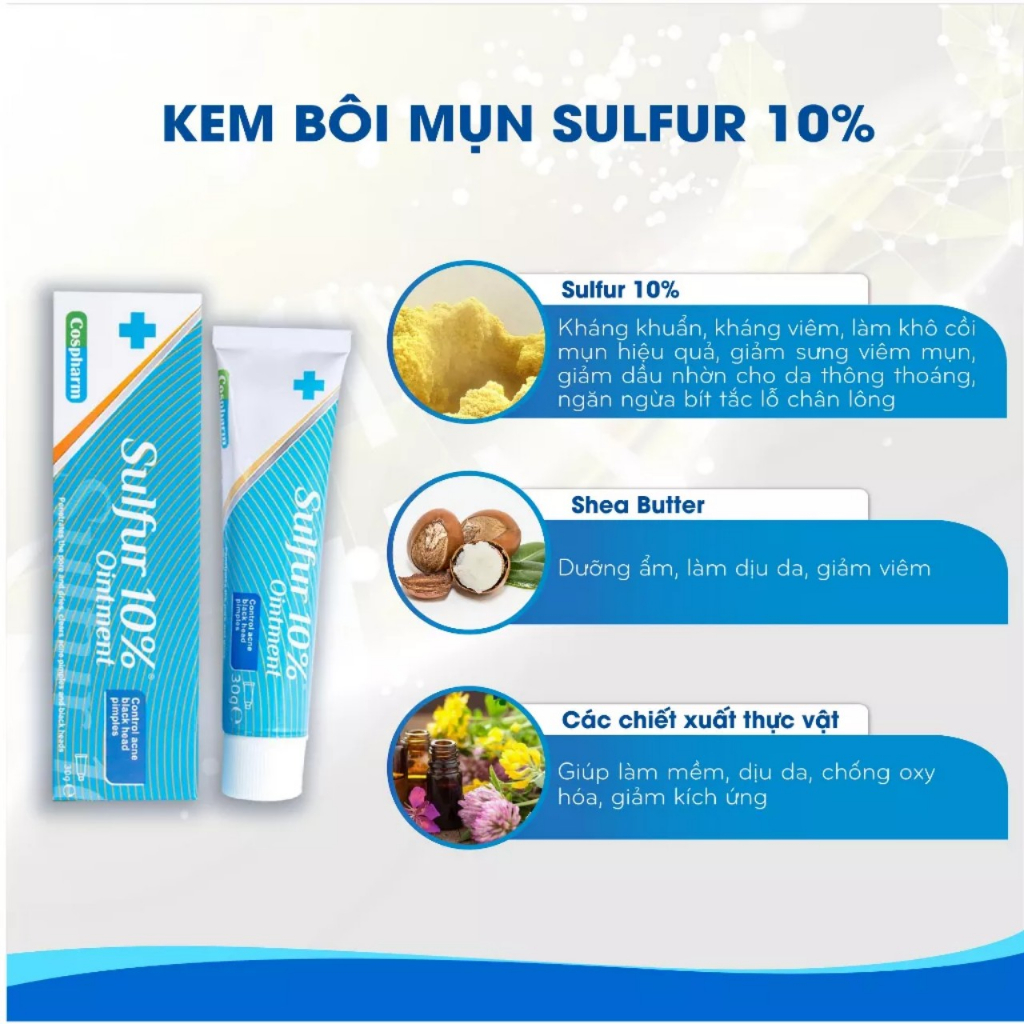 Cream For People With Acne Sulfur 10% Ointment Reduce Acne, Reduce ...