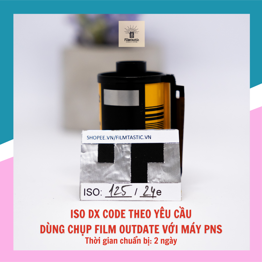 Stickers ISO DX Code ISO 25 / 50 / 100 / 200 / 400 / 500 DXCode On