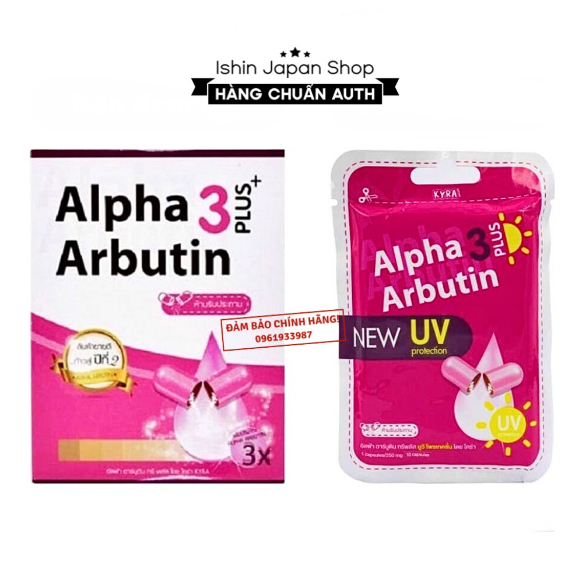 Alpha Arbutin Skin Whitening Tablets Day And Night Genuine Thai Blister