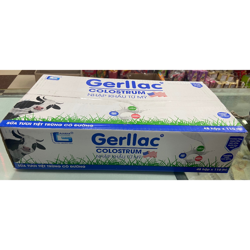 Gerllac Colostrum Pasteurized Fresh Milk 110ML Box