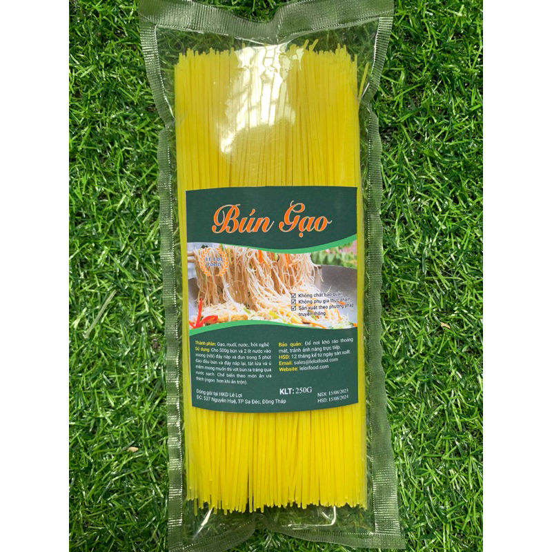 Turmeric Rice Noodles Straight Fiber 250G Pack Shopee Malaysia