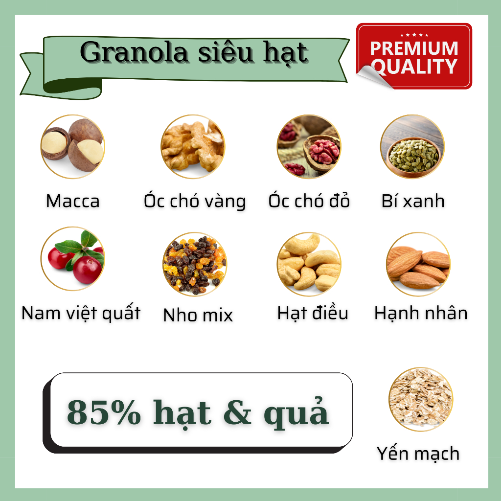 Granola Super Grain Without Oat Cereal For Pregnant Mothers 500g