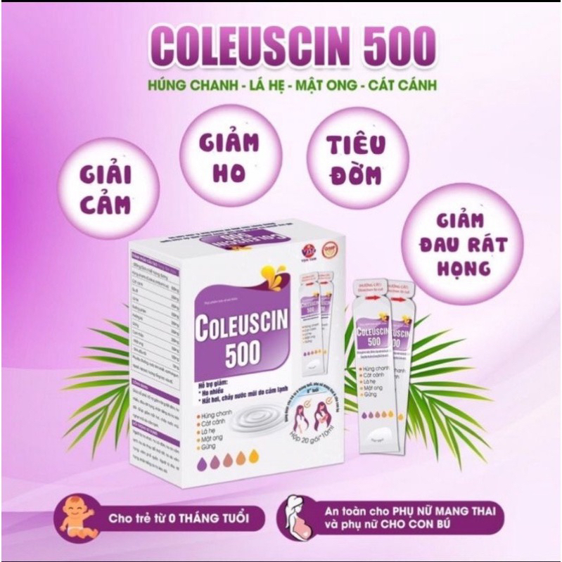 Cough Syrup For Pregnant Women COLEUSIN 500 Colds, Cough Reduction