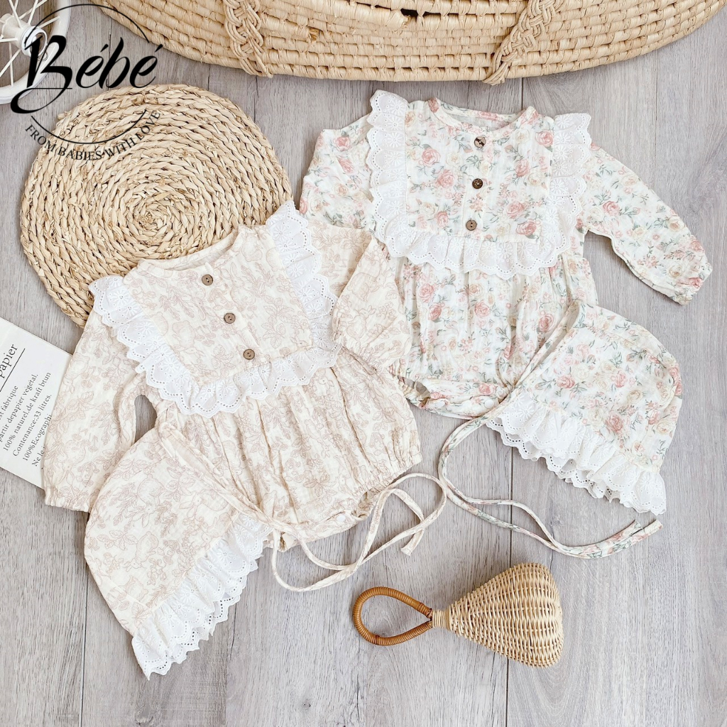 Body Chip Set With Baby Hat 2023 Muslin Bucket Fabric Super Love For