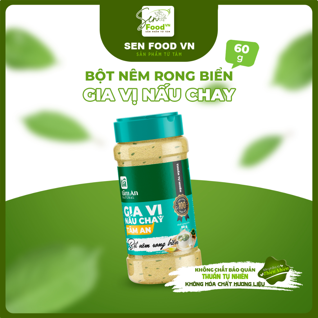 Senfood Seaweed Seasoning Powder Cook Vegan Vegetarian No Chemicals