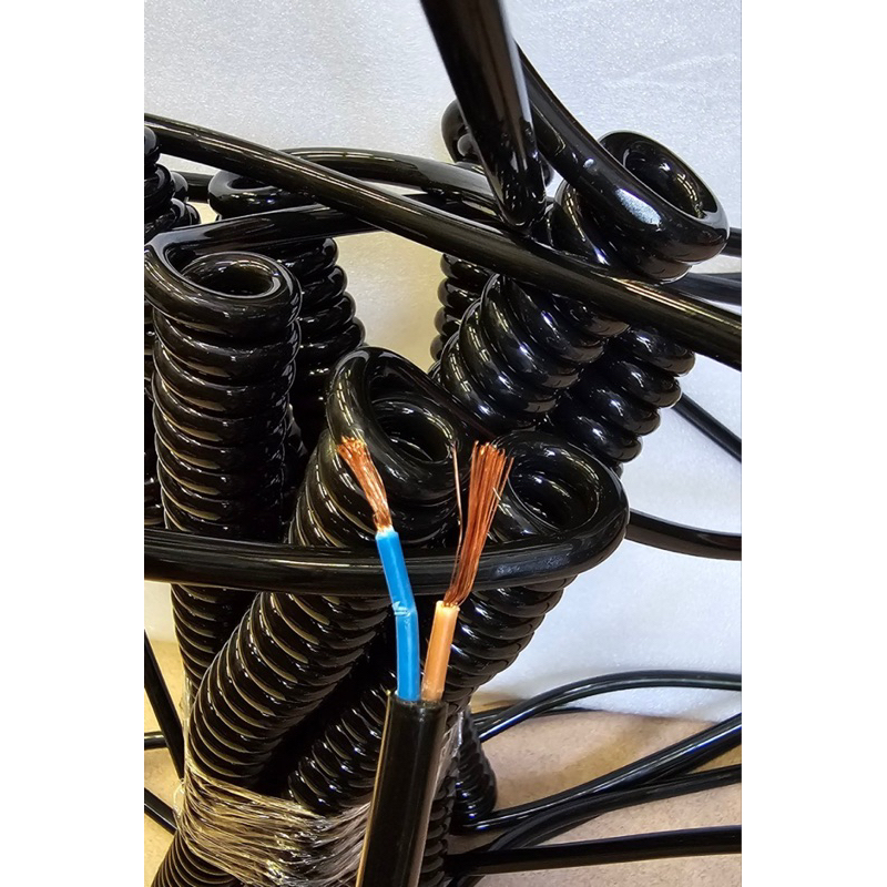XO High quality 2x0.5,2x.075,2x1.5,5x0.5,3x0.75 spring wire with PUR ...