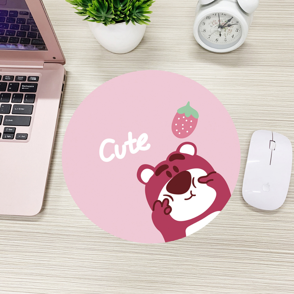 Circular Computer Mouse Pad Increases Mouse Sensitivity, The Underside