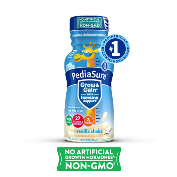 [Us Goods] PEDIASURE GROW & GAIN DHA Water Milk Is Good For The Brain