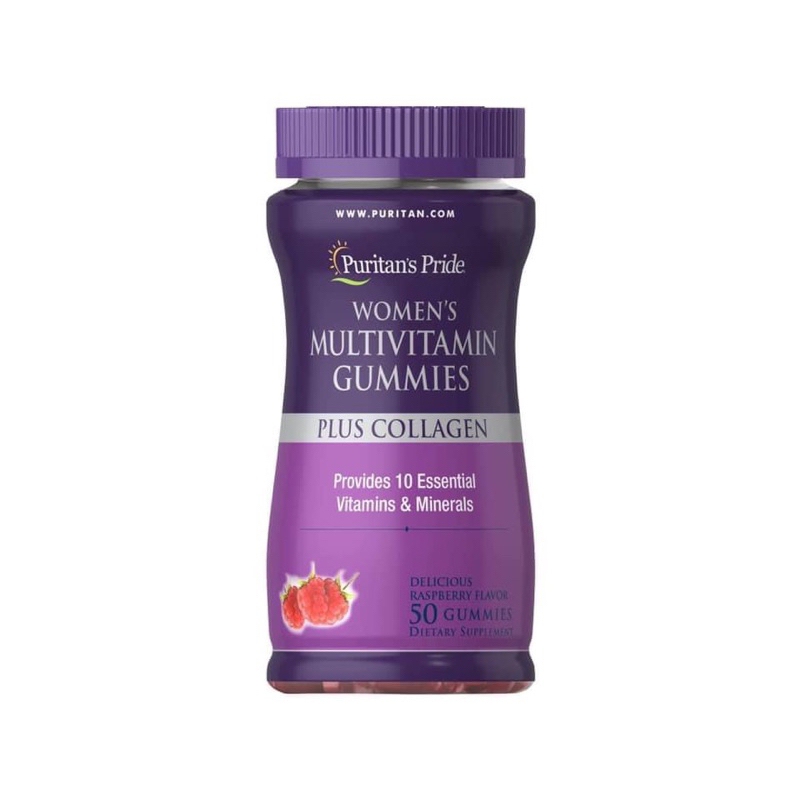 Women's Multivitamin Gummies Plus Collagen Puritan'S Pride (50 Tablets