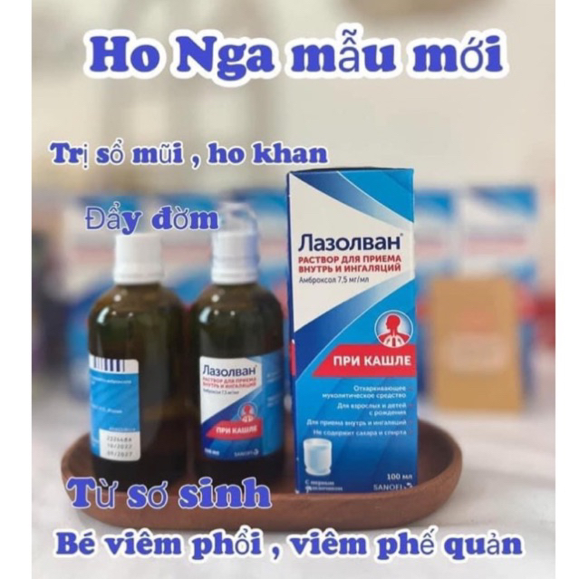 New Russian Sputum Cough Syrup Green Bottle 100ml Shopee Malaysia