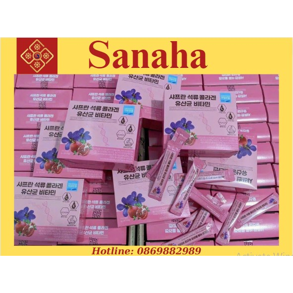 Korean Saffron Pomegranate Collagen Powder Shopee Malaysia