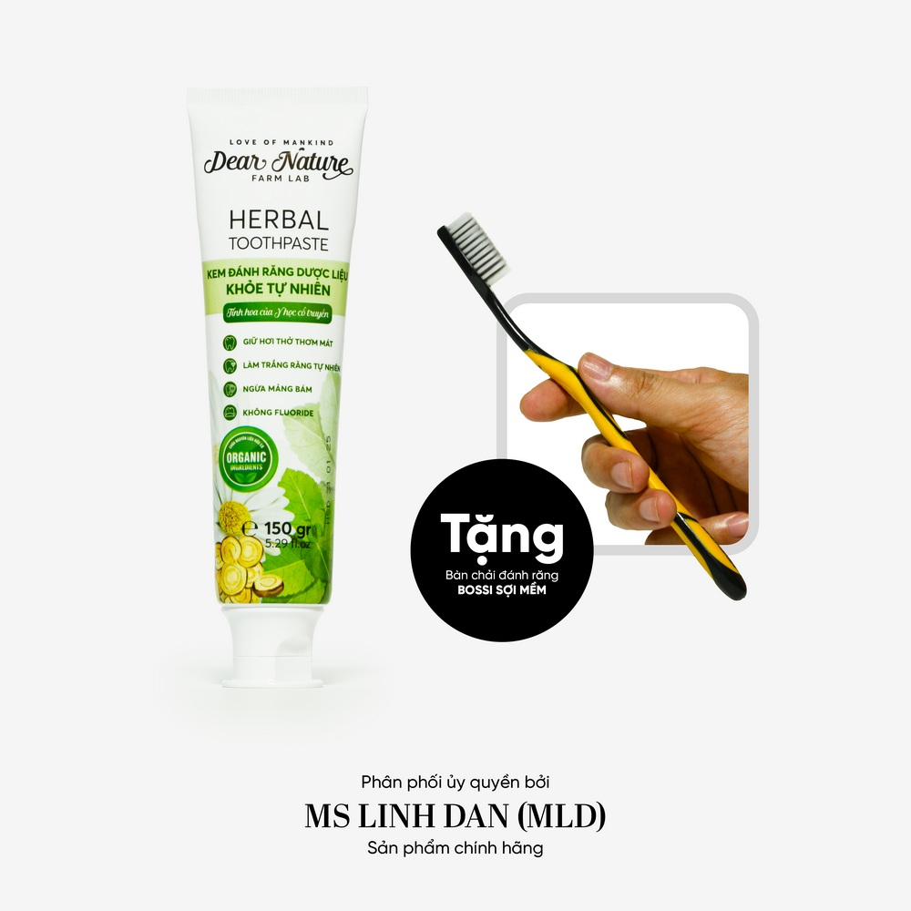 Dear Nature Salt Herbal Toothpaste White Toothpaste Fights Bad Breath