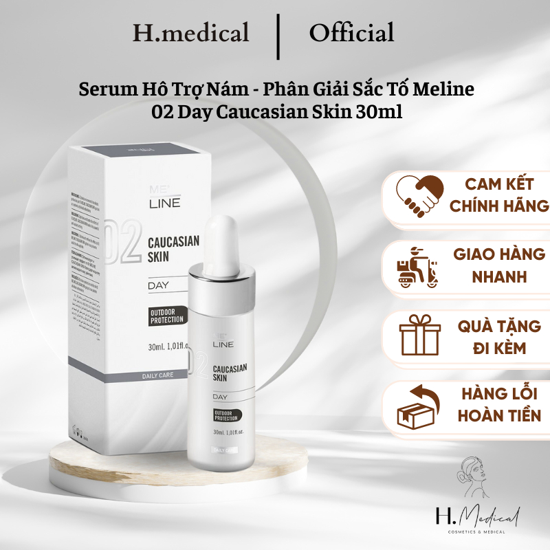 Meline 02 Day Caucasian Skin Pigmentation Support Serum 30ml | Shopee ...