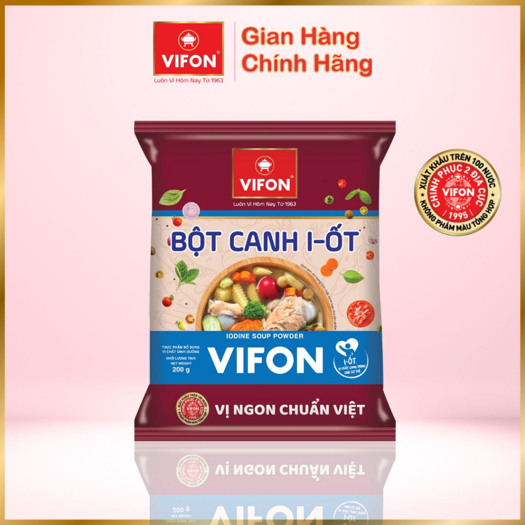 Box Of 40 Packs Of VIFON Iodized Soup Powder 200gr / Pack | Shopee Malaysia