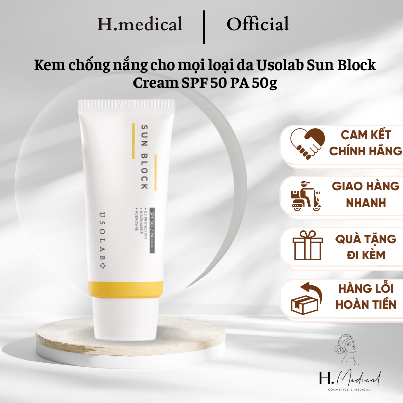 Usolab Sun Block Cream SPF 50 PA 50g | Shopee Malaysia