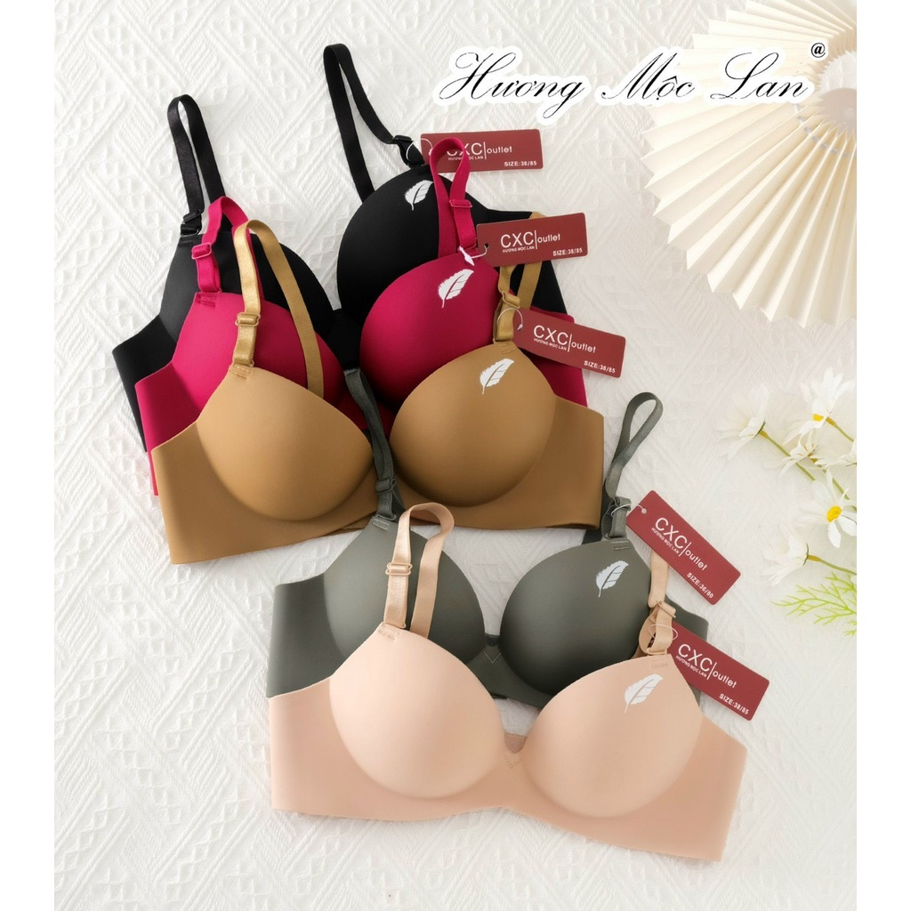 Rimless Molded Bra with Push Up Hand Pads - Leaf Bra A01 | Shopee Malaysia